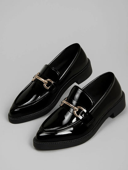 Amélie Loafer – Pointed Toe with Block Heel