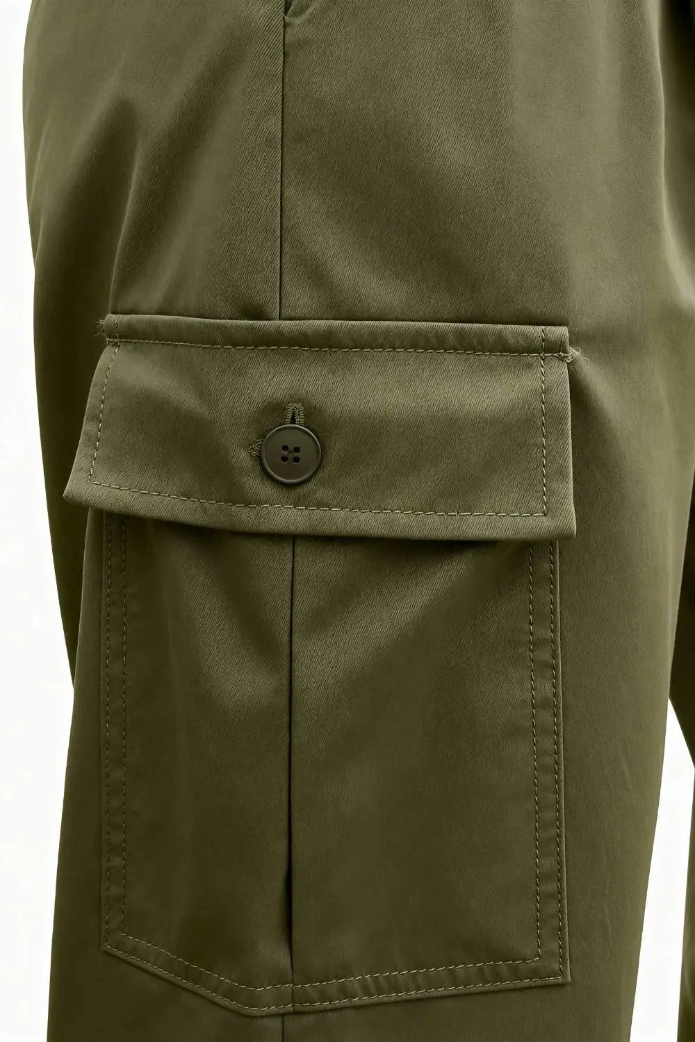 Ruched Wide Leg Pants with Pockets