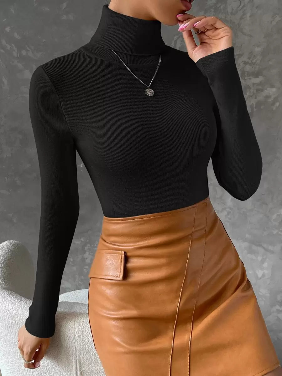 [BUY 1 GET 2]  Women's Roll-Neck Jumper