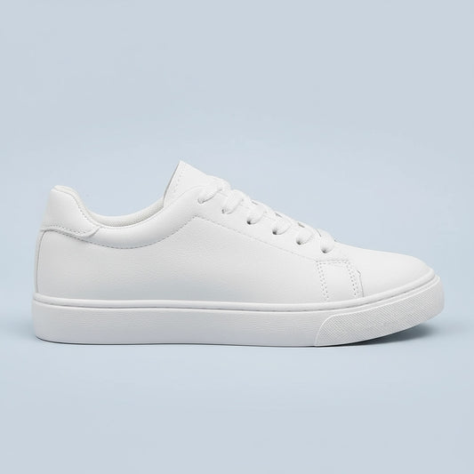 Zaynna White Casual Sneakers