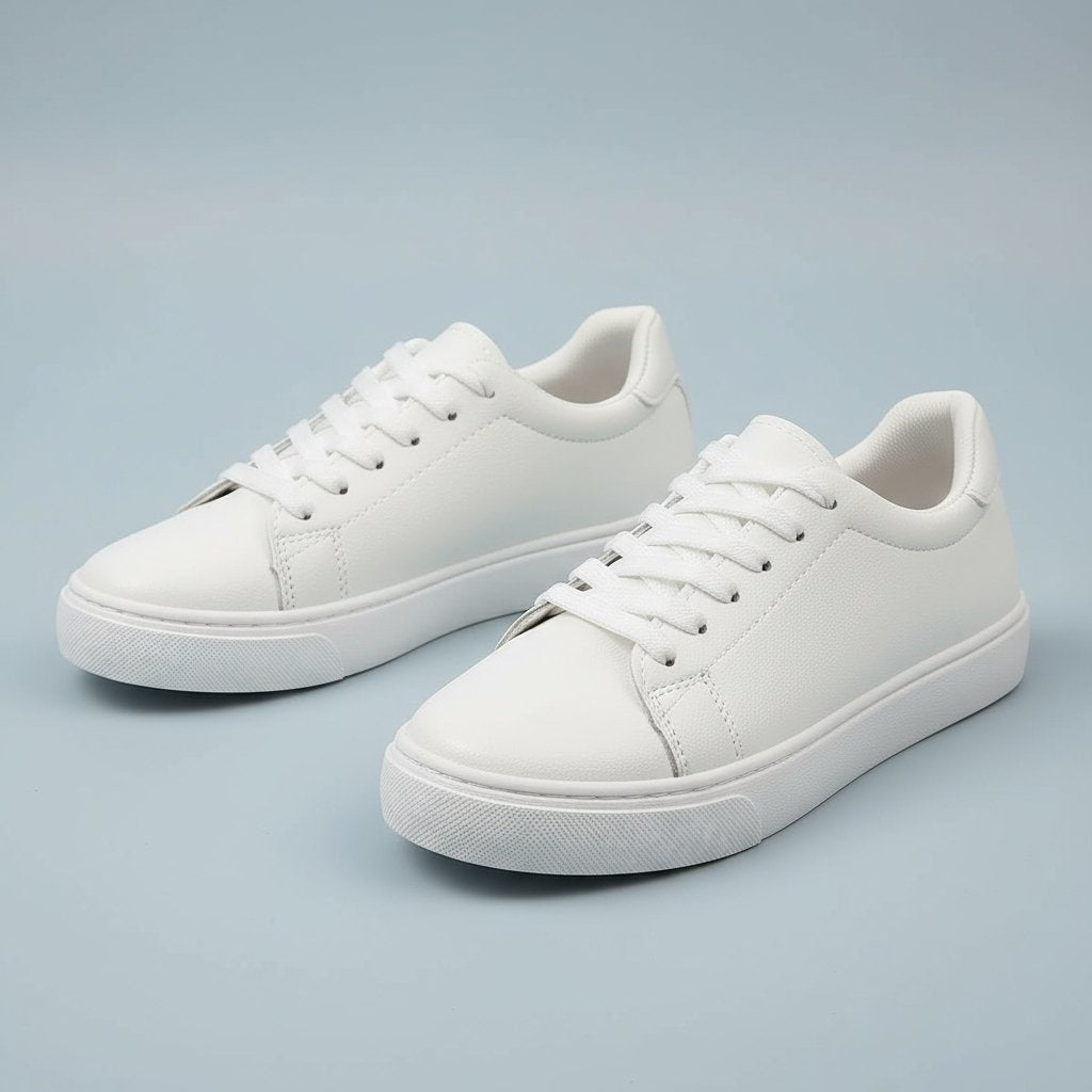Zaynna White Casual Sneakers